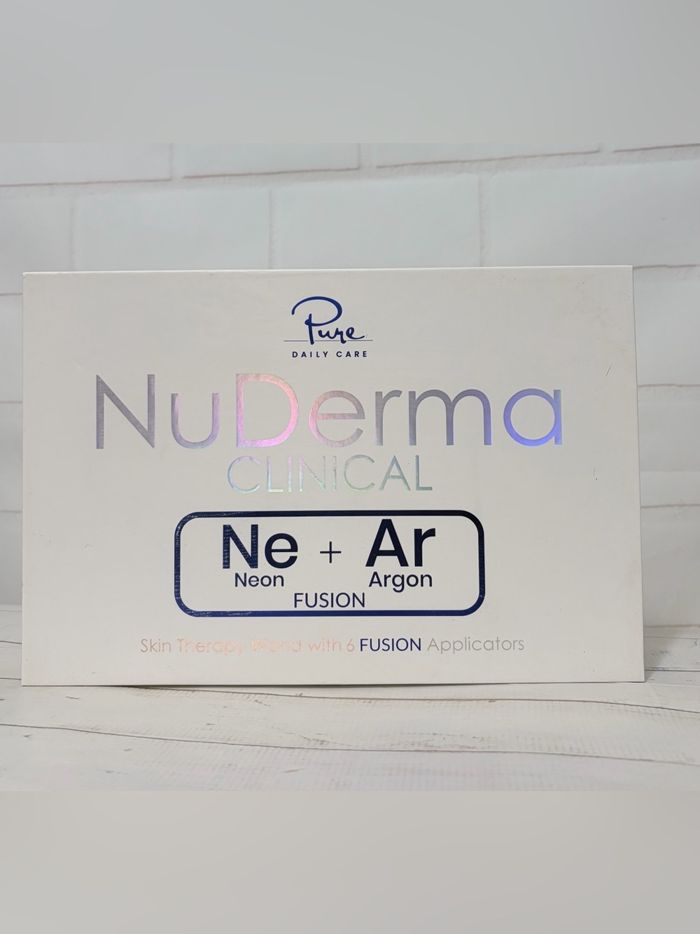 Pure Daily Care NuDerma Clinical Skin Therapy 6 Fusion Neon Wands Neon & Argon
